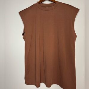 Worthington Sleeveless Brown Top